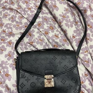 Black Monogram Crossbody